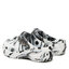 Crocs Șlapi Crocs Classic Platform Marbled Clogw 207176 Black/White