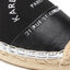 KARL LAGERFELD Еспадрили KARL LAGERFELD KL80108A Black Canvas