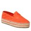 Tommy Hilfiger Espadrilles Tommy Hilfiger Th Suede Flatform Espadrille FW0FW07069 Deep Orange SNX