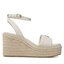Calvin Klein Еспадрили Calvin Klein Wedge 50Hh-Jq HW0HW01490 Neutral Mono 02R