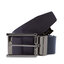 Calvin Klein Pánský pásek Calvin Klein Adj/Rev Faceted Lux K50K510931 Black/Navy BAX