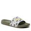 Pepe Jeans Șlapi Pepe Jeans Slider Print PMS70124 Khaki Green 765