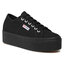 Superga Tenisky Superga 2790 Cotw Linea Up And Down S9111LW Full Black 996