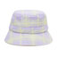 Karl Kani Pălărie Karl Kani Signature Reversible Check Bucket Hat 7015488 Purple/Light Sand