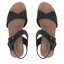Caprice Szandál Caprice 9-28700-20 Black Softnap. 40