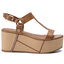 Tommy Hilfiger Σανδάλια Tommy Hilfiger Elevated Leather Flatform Sandal FW0FW03944 Summer Cognac 929