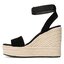Calvin Klein Jeans Espadrillas Calvin Klein Jeans Wedge Sandal Su Con YW0YW01026 Black BDS
