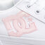 DC Sneakers DC Chelsea ADJS300243 White/Pink/White (Wpw)