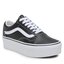 Vans Tenisky Vans Ua Old Skool Stackform VN0A7Q5MBPB1 Black/True White