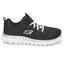 Skechers Pantofi Skechers Get Connected 12615/BKW Black/White