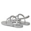 Stuart Weitzman Sandalen Stuart Weitzman Goldie Jelly SA027 Silver Tonal