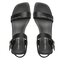 Calvin Klein Jeans Сандали Calvin Klein Jeans Wedge Block Sandal Satin/Hw YW0YW00980 Black/Overcast Grey 0GL