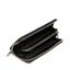 Lacoste Голям дамски портфейл Lacoste Slim Zip Wallet NF3580KL Noir 000
