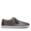 Clarks Poltopánky Clarks Gereld Low 261646447 Grey Leather