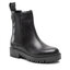 Guess Členková obuv s elastickým prvkom Guess Oakess FL7OAK LEA10 BLACK