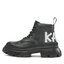 KARL LAGERFELD Polokozačky KARL LAGERFELD KL43520 Black Lthr/Mono