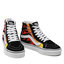 Vans Sneakersy Vans Sk8-Hi Reissue VN0A2XSBPHN1 (Flame) Black/Black/Tr Wht