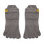 Vibram Fivefingers Súprava 2 párov krátkych ponožiek unisex Vibram Fivefingers Pack Sock S15N23P No Show Black/Grey