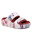 Crocs Ciabatte Crocs Classiccozzzy Tiedyesandal 208118 Garnet/Multi