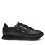 Calvin Klein Jeans Sneakersy Calvin Klein Jeans Retro Runner Lth-Pu Mono Patch YM0YM00581 Black BDS