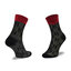 KARL LAGERFELD 2 pares de calcetines altos para mujer KARL LAGERFELD Monogram Transparent 216W6003 Black A999