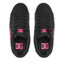 DC Πάνινα παπούτσια DC Chelsea ADGS300080 Black/Pink Stencil(KPS)