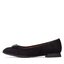 Caprice Baleríny Caprice 9-22105-41 Black Suede 004