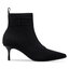 Tommy Hilfiger Botine Tommy Hilfiger Tommy Knit Kitten Heel Boot FW0FW04973 Black BDS