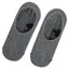 Vans Set di 3 paia di pedulini unisex Vans Classic Super No Show VN000XS9HTG Heather Grey