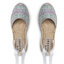Manebi Еспадрили Manebi Flat Valenciana T 1.6 P0 Pastel Silver Shades Lame