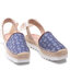 Pollini Espadrilky Pollini TA10134G0EQ6D70A Denim Blu