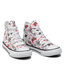 Converse Sneakers Converse Ctas Hi 372874C White/University Red/Black