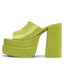 Steve Madden Pantoletten Steve Madden Cagey SM11002312-33P Lime Satin