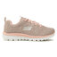 Skechers Boty Skechers Twisted Fortune 12614/NTCL Natural/Coral