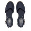 Tommy Hilfiger Espadrilky Tommy Hilfiger Basic Closed Toe High Wedge FW0FW04786 Desert Sky DW5
