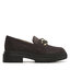 MICHAEL Michael Kors Loaferek MICHAEL Michael Kors Parker Lug Loafer 40F3PKFP1S Chocolate