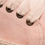 Manebi Еспадрили Manebi Sneakers D W 1.4 E0 Pastel Rose Suede