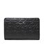 Calvin Klein Portafoglio grande da donna Calvin Klein Re Lock Bifold Wallet Emb Mono K60K610240 BAX