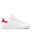 adidas Pantofi adidas Stan Smith J FX7522 Ftwwht/Ftwwht/Bopink