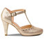 Clarks Pantofi Clarks Dalia Leah 261393024 Champagne Leather