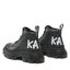 KARL LAGERFELD Polokozačky KARL LAGERFELD KL43520 Black Lthr/Mono