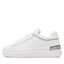 Tommy Hilfiger Sneakersy Tommy Hilfiger Lux Metallic Cupsole Sneaker FW0FW07030 White YBS
