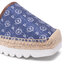 Pollini Espadrilky Pollini TA10134G0EQ6D70A Denim Blu