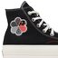 Converse Teniși Converse Ctas Lift Hi A05194C Black/Egret/Red