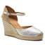 Unisa Espadrile Unisa Castilla 19 Se Silver/Selenium
