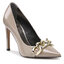 Baldowski Обувки на ток Baldowski D03678-1451-002 Lakier Cappuccino