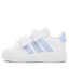 adidas Pantofi adidas Grand Court Lifestyle Hook and Loop Shoes IG2559 Ftwwht/Bludaw/Clpink