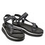 KARL LAGERFELD Sandali KARL LAGERFELD KL81900A Black/White Weave