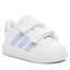 adidas Pantofi adidas Grand Court Lifestyle Hook and Loop Shoes IG2559 Ftwwht/Bludaw/Clpink
