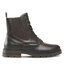 Tommy Hilfiger Kotníková obuv s elastickým prvkem Tommy Hilfiger Hilfiger Lth Lace Up Chel Boot FM0FM04204 Cocoa GT6